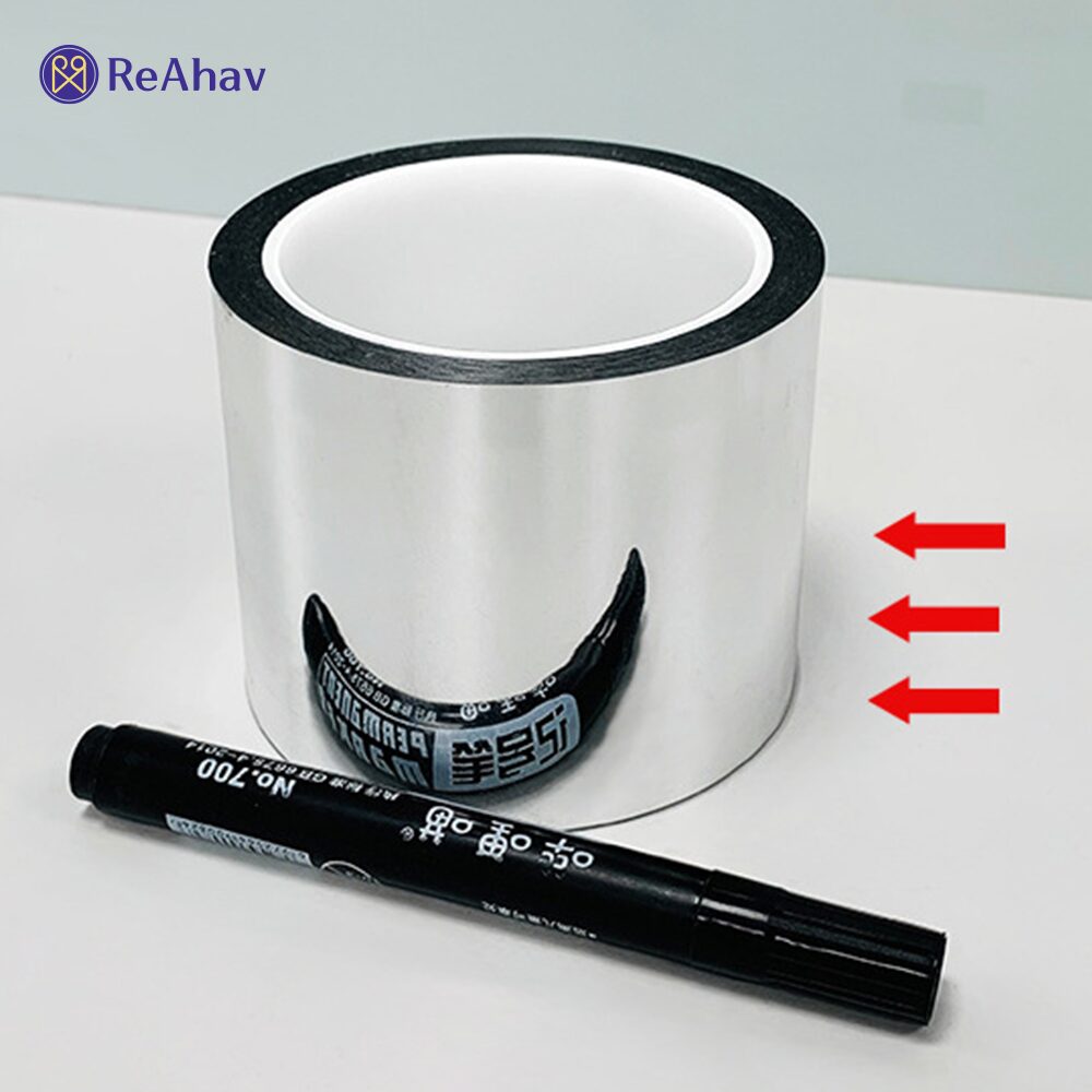 레아하브(ReAhav) 욕실거울시트지 녹보수 거울시트지 미러시트지, 실버, 5M쿠폰할인 상세 이미지 2