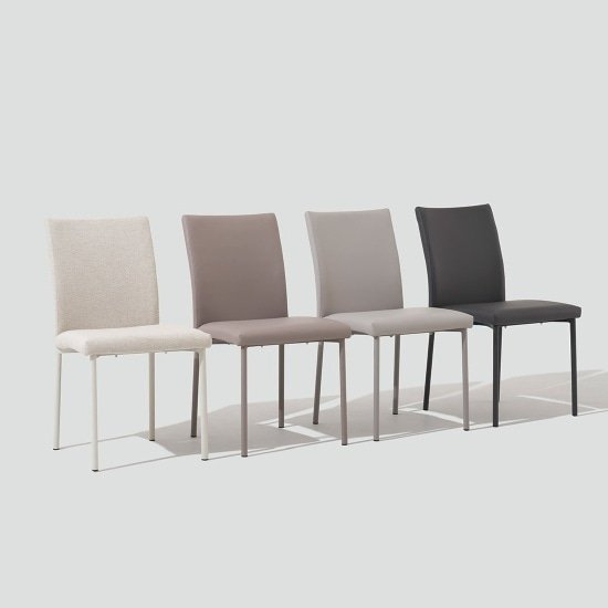 한샘 위드 식탁의자_2개입(3종/택1), D형: 다크그레이(D) 상세 이미지 1