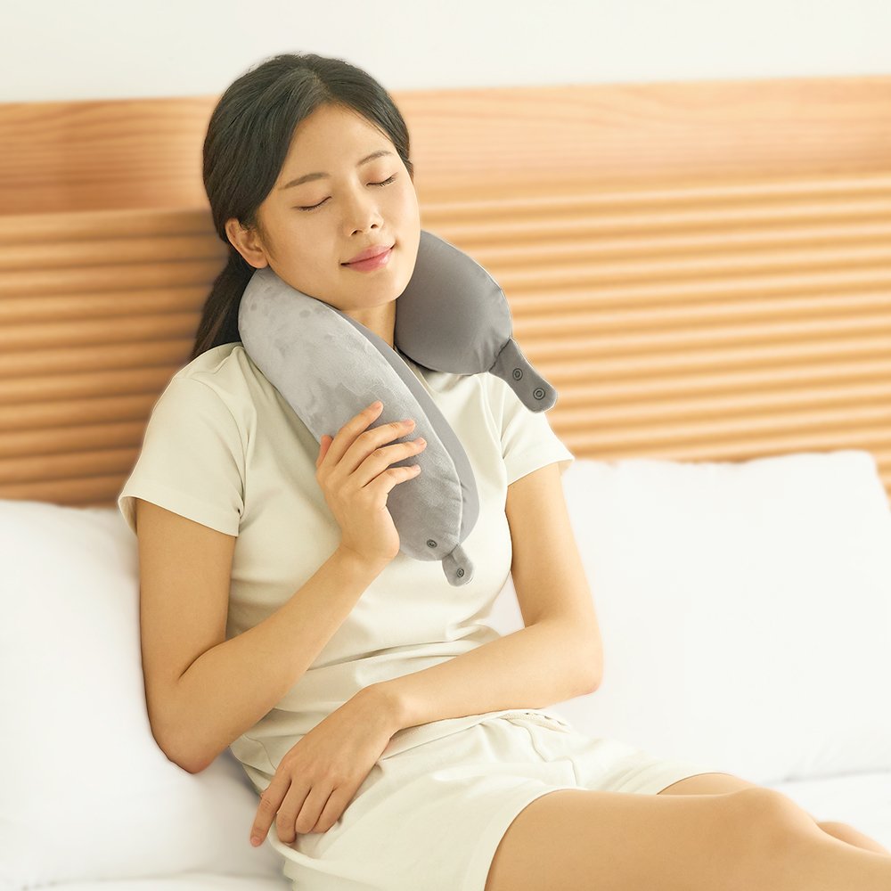 지티스 양면 기내용 여행용 목베개 상세 이미지 1