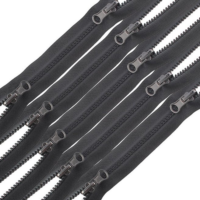 투웨이지퍼 양면 점퍼지퍼 잠바, 5개, 리버시블지퍼100cm-322블랙