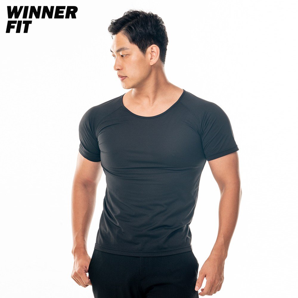 위너핏 남자 어깨뽕 반팔티 어깨패드 남자 보정속옷할인 상세 이미지 2