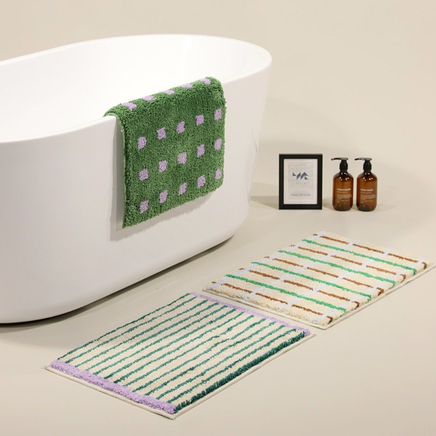 마카로카 디자인 욕실 주방 발매트, 09그로브라인 상세 이미지 2