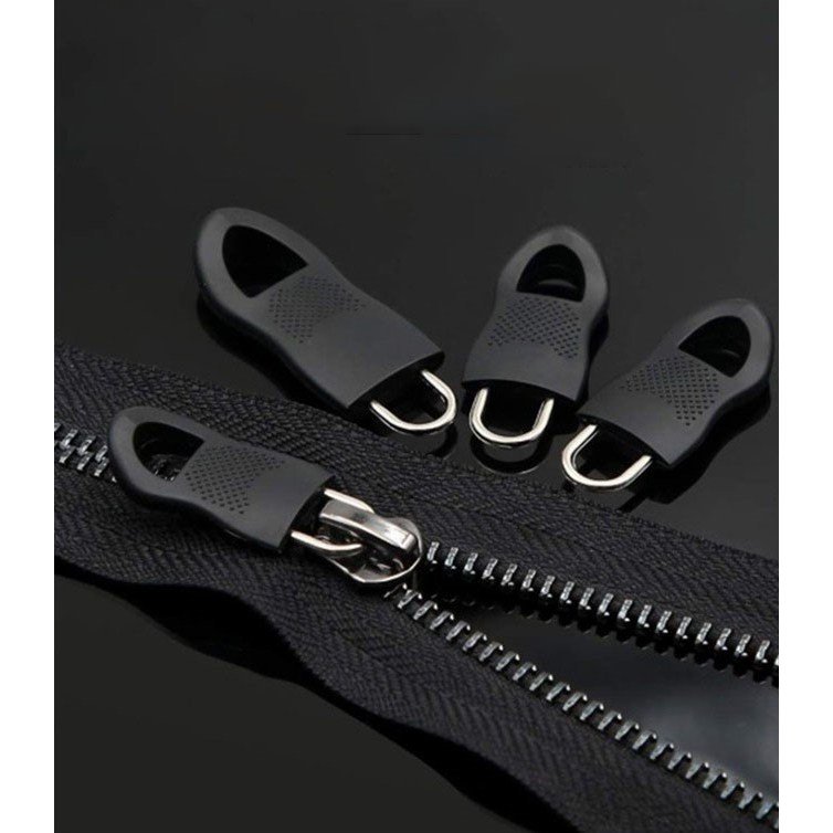 지퍼 고리 손잡이 헤드 풀러 지퍼 수선 수리 메탈 5종 5pcs, 5개, A타입(스몰) 상세 이미지 2