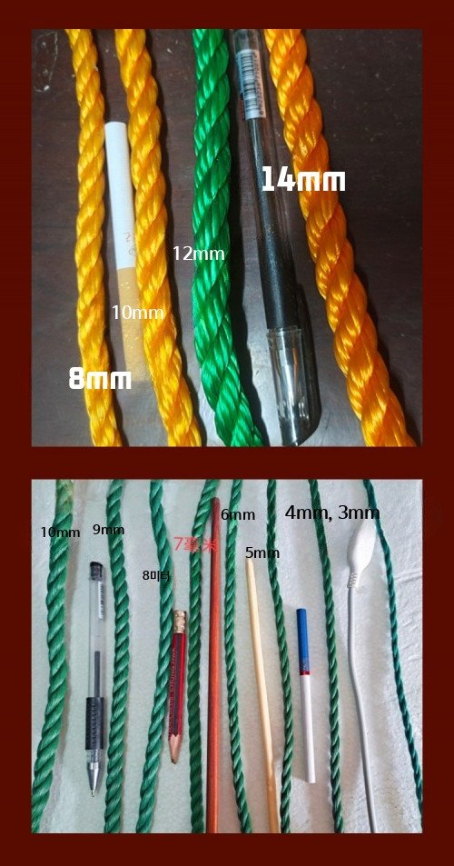 고추끈 농업용 농사용 노끈 과수결속 양말목 30mm, AE. 7mm 로프 100m 상세 이미지 2