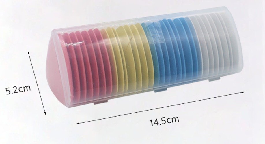 코오미 미싱 바느질 수선 재단 분필 컬러 초크 30p x 2개 세트 5W0956, 60개, 혼합색상 상세 이미지 2