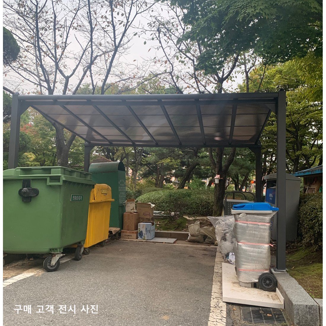 [국내발송] 리자드 독립형 렉산 알루미늄 파고라 스카이 어닝 PC100, PC1002 폭 3m 상세 이미지 2