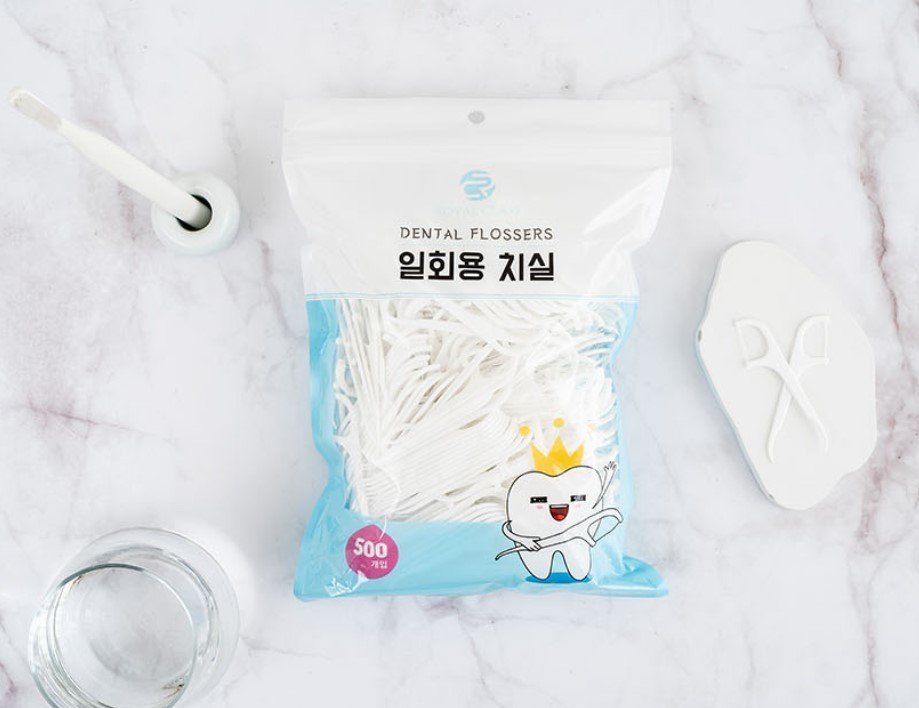 로얄클라쓰 일회용 치실 + 케이스, 7.5cm, 500개입, 2개 상세 이미지 2