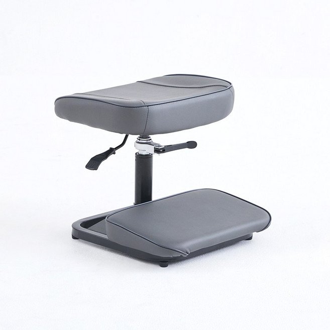 누카 풋메이트 컴퓨터 사무실 책상 발받침대 의자 다리 발판 풋스툴 2단, FM900-PU(프리미엄PU가죽) 다크그레이