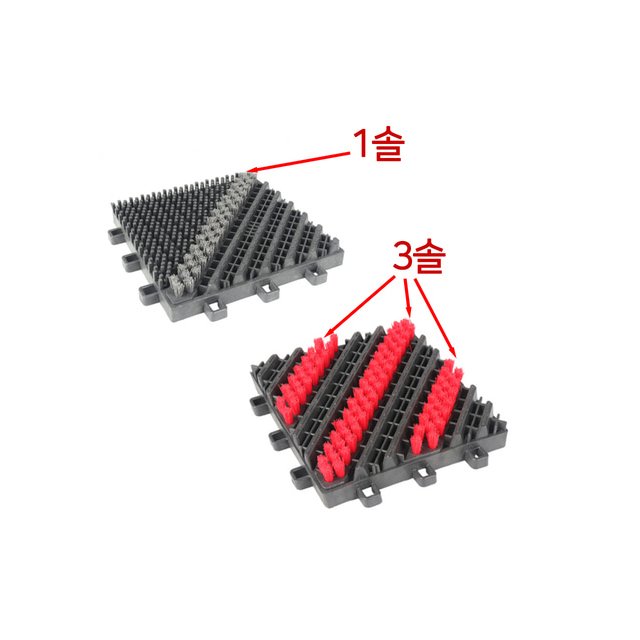 철기시대 프리미엄 조립식 카디매트 3솔 논슬립 발매트 EVA소재, 1개, 레드 상세 이미지 2