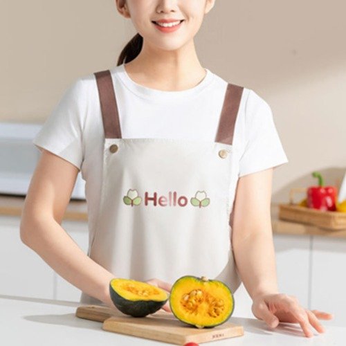 다퍼남 프리미엄 우레탄 방수 앞치마, 블루 상세 이미지 2