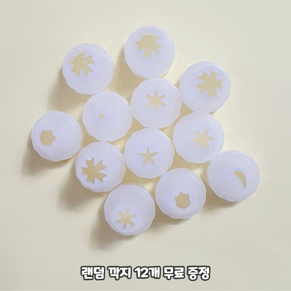 데코덴 크림 클레이 12종 세트 탑꾸 폰케이스 꾸미기, 데코덴크림-A 12개, 1세트 상세 이미지 1
