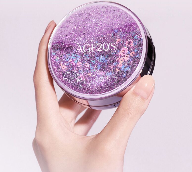 에이지투웨니스 샤이닝 드롭 에디션 뉴오리지널 에센스 커버 팩트 케이스 + 리필 12.5g x 3p, 21호 핑크라떼, 1개 상세 이미지 1