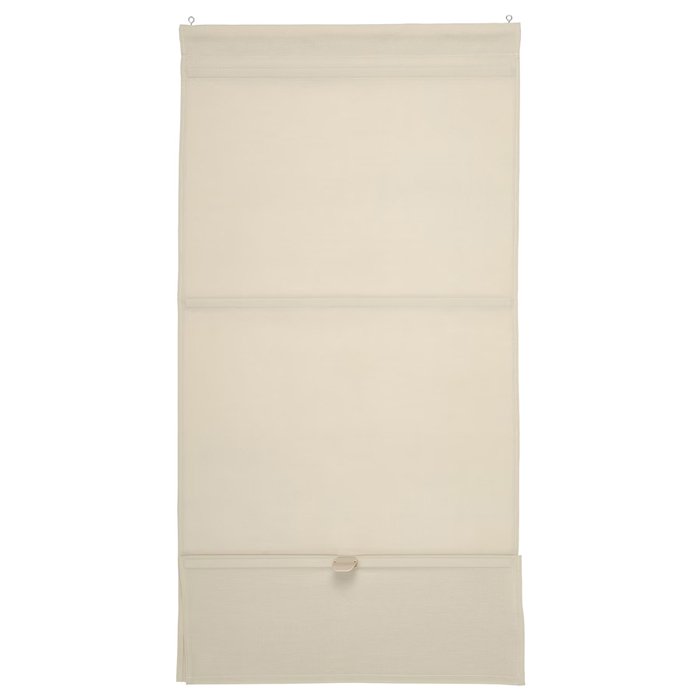 이케아 RINGBLOMMA 링블롬마 로만블라인드 60x160cm 커튼 사생활보호 자연광 길이조절, 베이지_805.835.4 상세 이미지 1